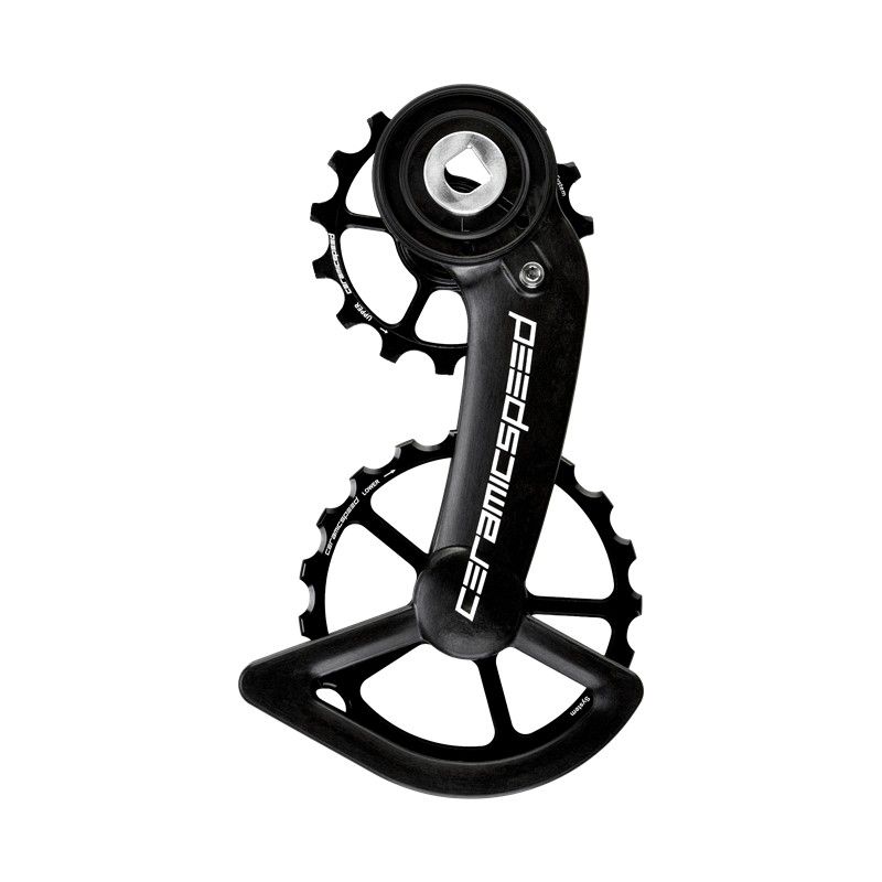 GABBIA CAMBIO OSPW CERAMICSPEED CON PULEGGIA IN CARBONIO 12V RED/FORCE AXS