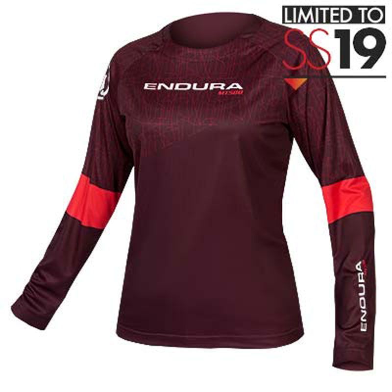 MAGLIA ENDURA DONNA MT500 LS PRINT T II LTD