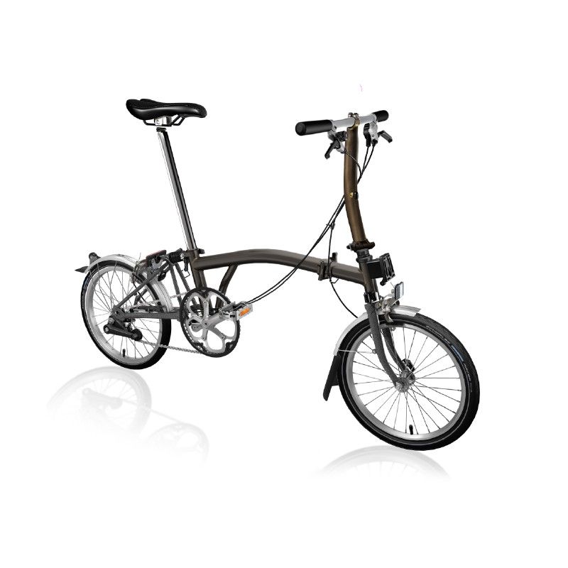 BICI PIEGHEVOLE BROMPTON C-LINE BLACK LACQUER 2 SPEED