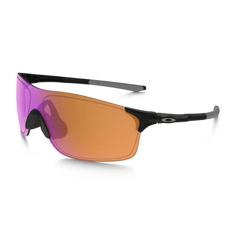 OCCHIALI OAKLEY EVZERO PITCH NERO LUCIDO LENTI PRIZM TRAIL OO9383-0438