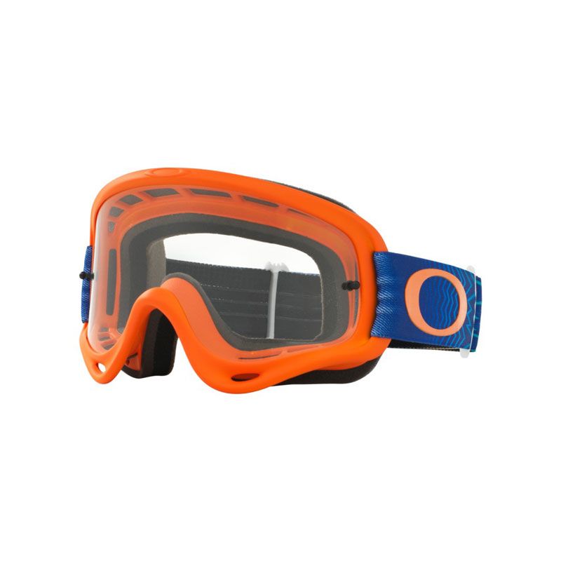 MASCHERA OAKLEY O-FRAME MX GOGGLE SHOCKWAVE ORG BLUE W/C OO7029-25