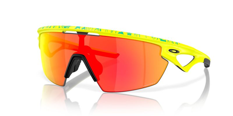 OCCHIALI OAKLEY SPHAERA INNER SPARK COLLECTION MATTE TENNIS BALL YELLOW CELESTE