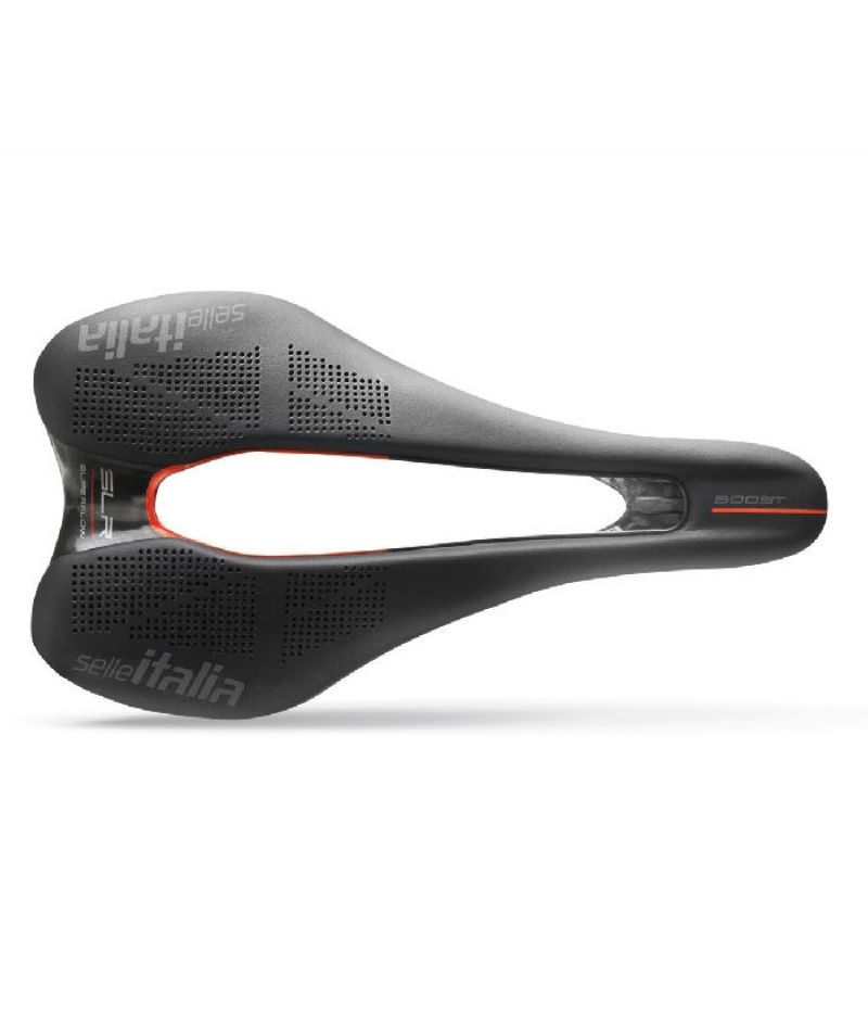 SELLA SELLE ITALIA SLR BOOST KIT CARBONIO SUPERFLOW L NERO