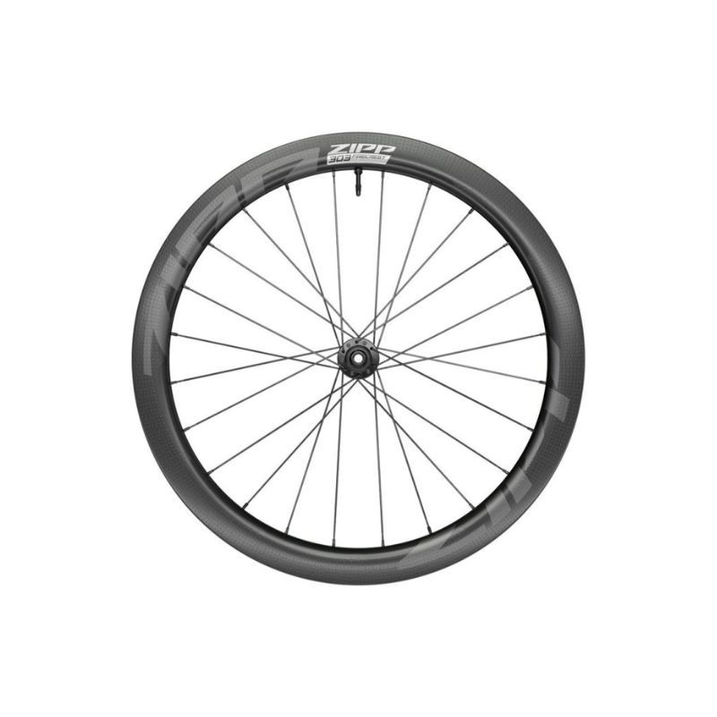 RUOTA ANTERIORE ZIPP 303 FIRECREST TLR DISC 24 RAGGI 650B P.PASS 12-15MM NERO