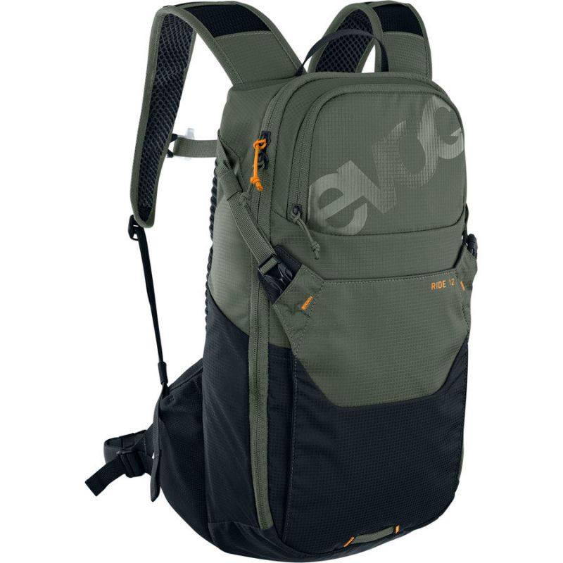 EVOC - RIDE 12L + 2L BLD - DARK OLIVE - BLACK EV-100323.331