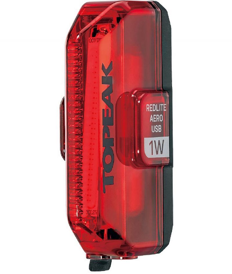 FANALINO POSTERIORE TOPEAK A LED ROSSO REDLITE AERO USB 1W COB LED