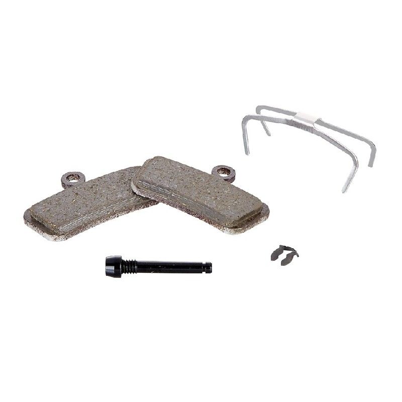 COPPIA PASTIGLIE SRAM GUIDE/G2 ORANICHE/ACCIAIO POW