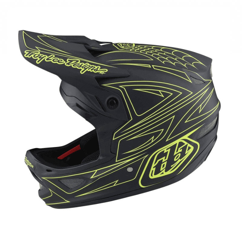 CASCO TROY LEE DESIGNS D3 FIBERLITE SPIDERSTRIPE MIPS