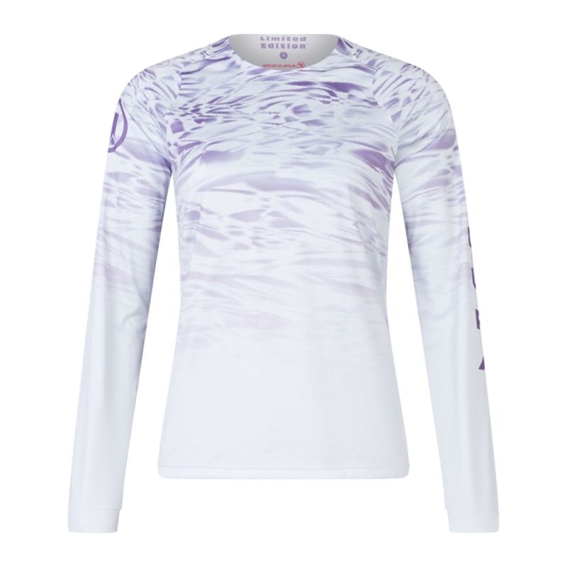 MAGLIA ENDURA DONNA MARBLE WOMEN'S LTD PRINTED L/S TEE