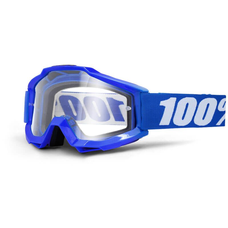 MASCHERA 100% ACCURI REFLEX BLUE CLEAR LENS