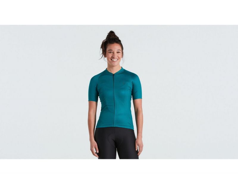 MAGLIA SPECIALIZED DONNA MC SL AIR SOLID L TROP TEAL 64022-5714