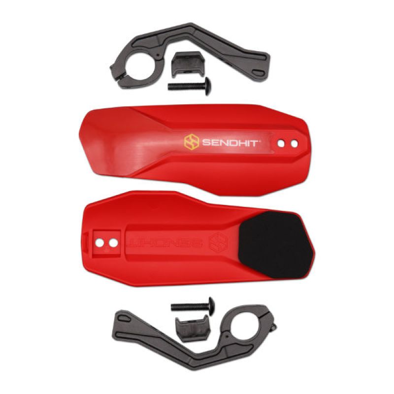 SEND-HIT NOCK HANDGUARDS MTB RED