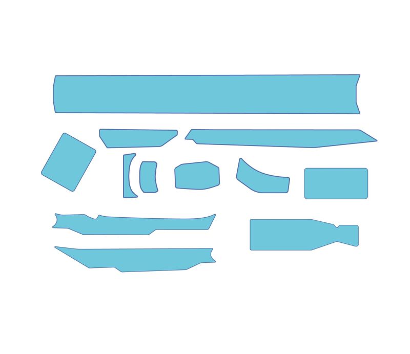 KIT PROTEZIONI ADESIVE ORBEA TRASPARENTI GLOSS RISE CARBON TAGLIA S 2025