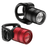 LEZYNE FEMTO FRONT AND REAR BLACK LIGHTS