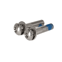 KIT DE TORNILLOS SRAM T25 FLAT MOUNT DE ACERO DE 22 MM