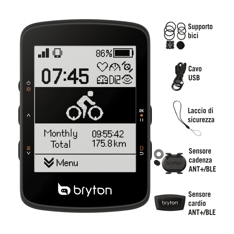BRYTON RIDER 460D GPS KOMPUTER ROWEROWY CAD HRM