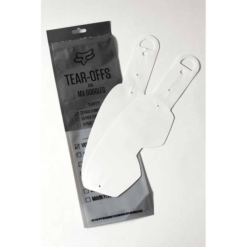 FOX TEAROFF LENSES AIRSPACE MAIN MX20 20 PIECES