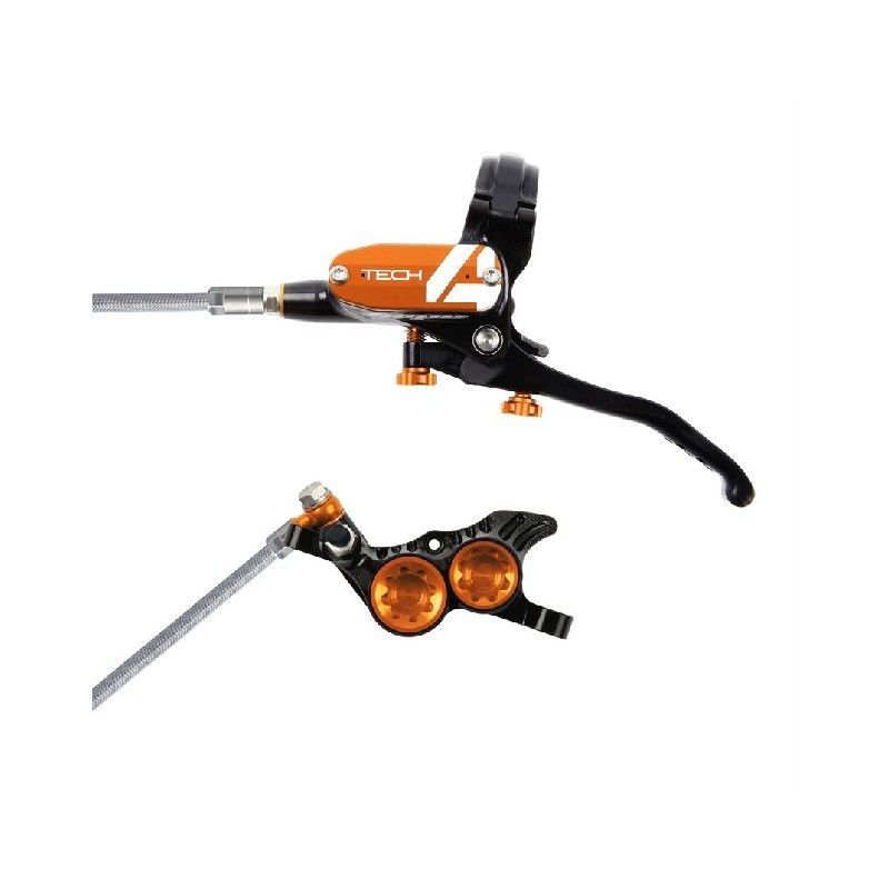 HOPE TECH4 V4 HAMULEC TYLNY W OPLOTACH