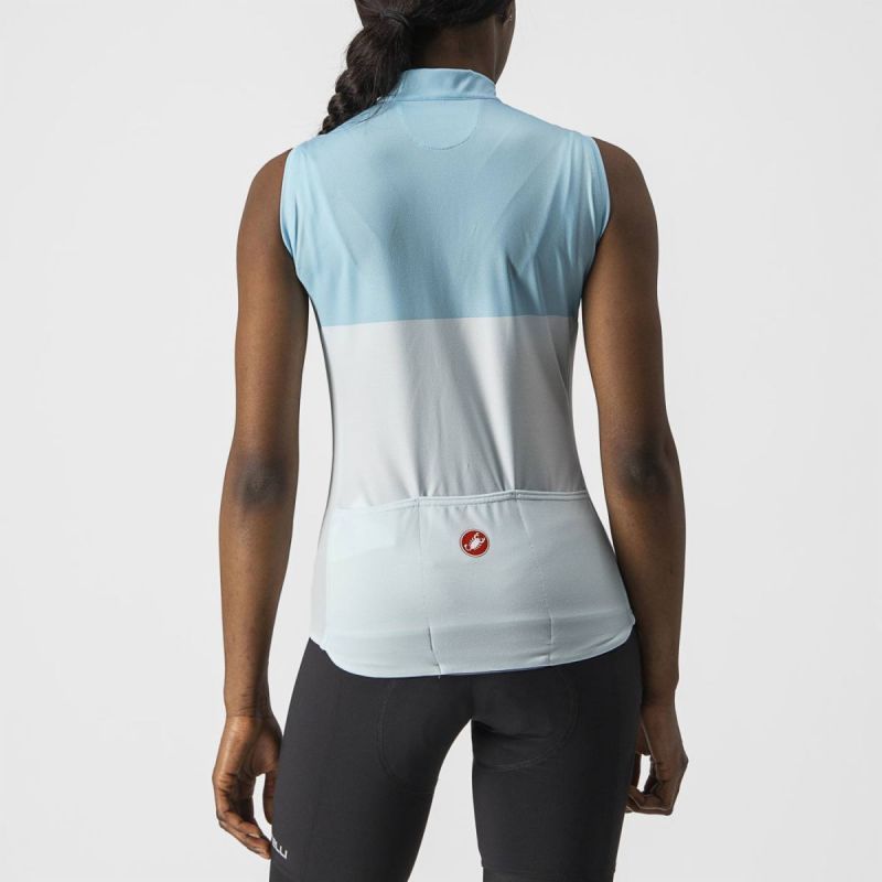 MAGLIA CASTELLI VELOCISSIMA SENZA MANICHE DONNA