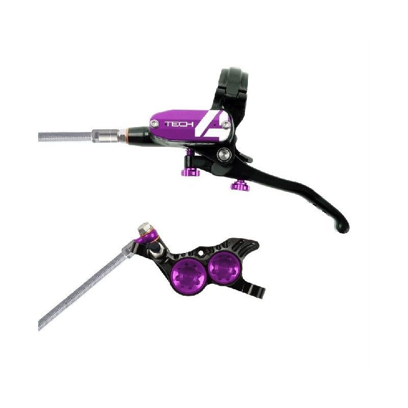 HOPE TECH4 V4 HAMULEC PRZEDNI W OPLOTACH