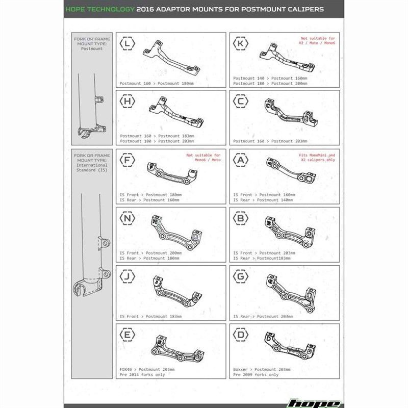 Adapter HOPE (B) Post-IS (F203/R183)