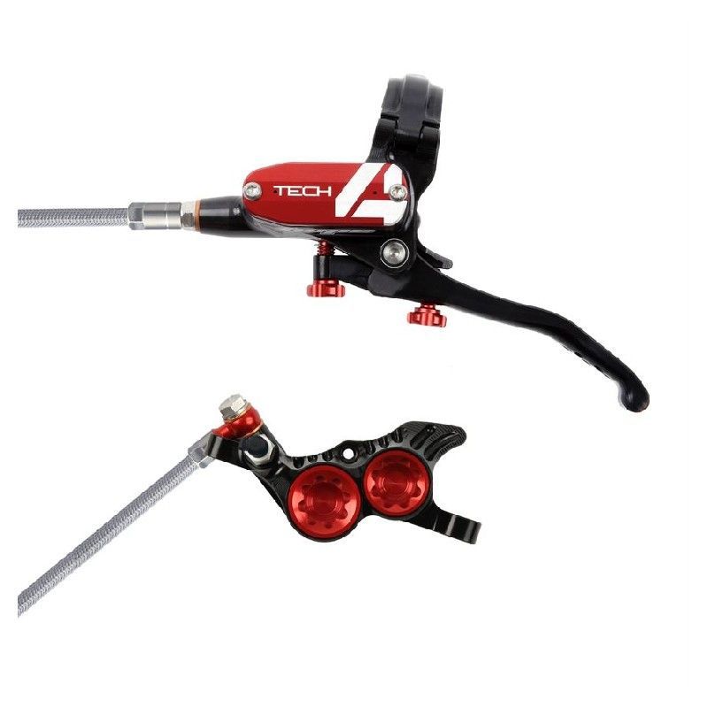 HOPE TECH4 V4 HAMULEC PRZEDNI W OPLOTACH