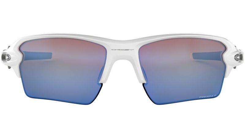 OKULARY OAKLEY FLAK 2.0 XL PRIZM DEEP WATER POLARYZOWANE POL WHITE OO9188-8259