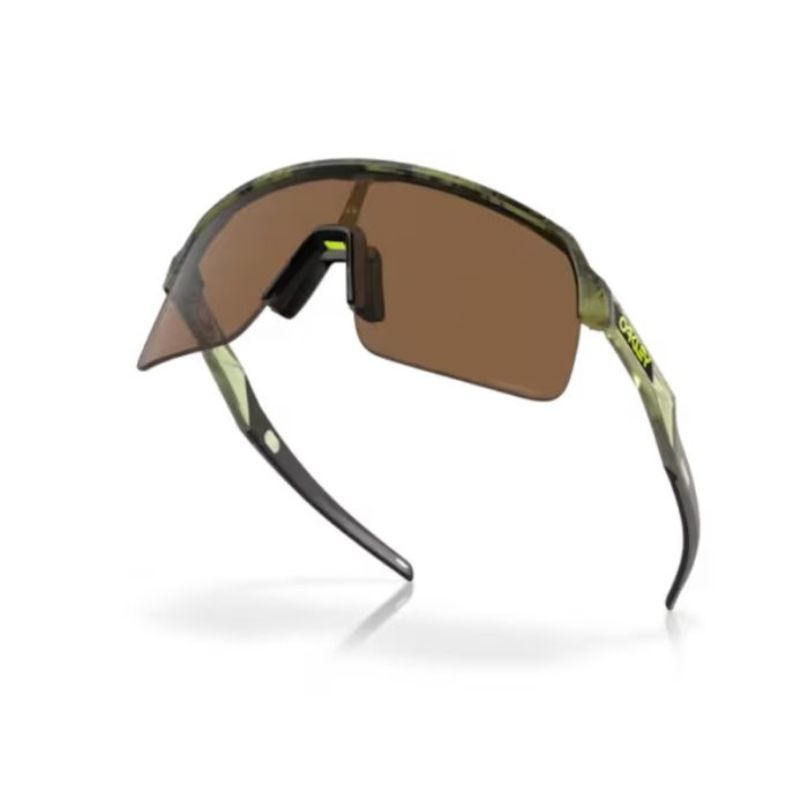 OKULARY OAKLEY SUTRO LITE MATOWE ZIELONE PRZEŹROCZYSTE PRIZM BRONZE SOCZEWKI OO9463-5739