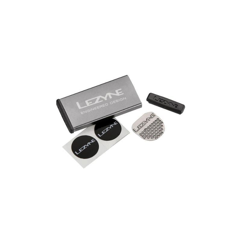 KIT RIPARAZIONE LEZYNE METALLO ALLUMINIO GRIGIO