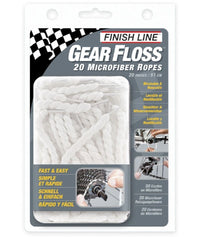 KIT DI 20 SPAGHI IN MICROFIBRA FINISH LINE GEAR FLOSS