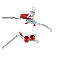 HOPE TECH4 V4 SILVER HAMULEC TYLNY