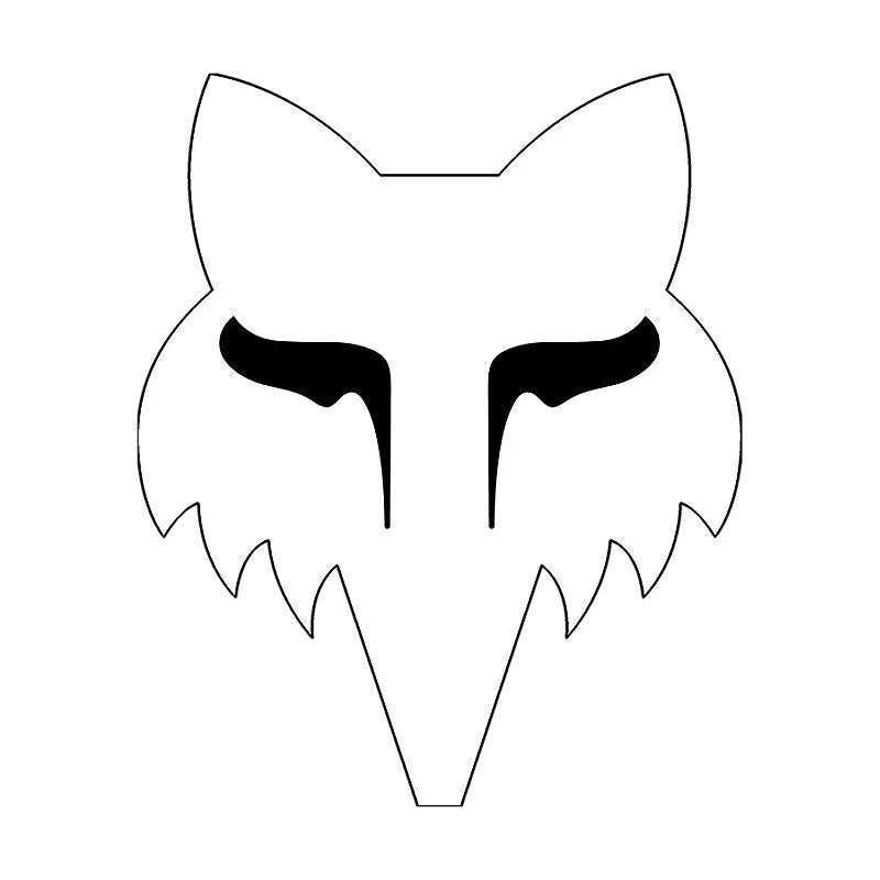 ADESIVO FOX HEAD 4"