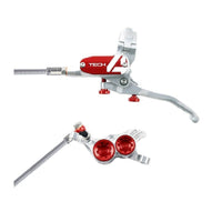 HAMULEC PRZEDNI HOPE TECH4 V4 SREBRNY