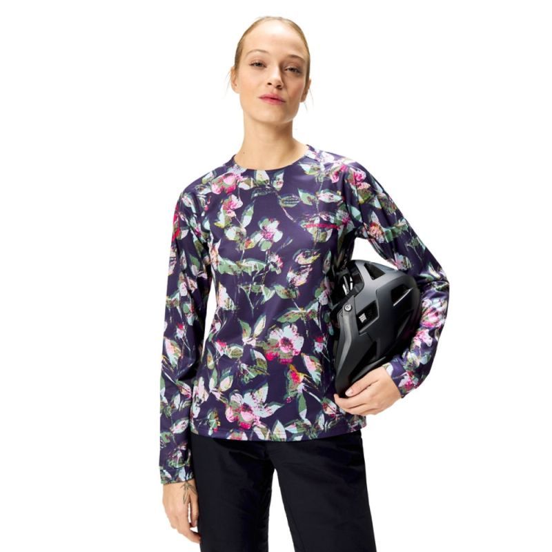 MAGLIA ENDURA DONNA FLORAL WOMEN'S LTD PRINTED LS TEE