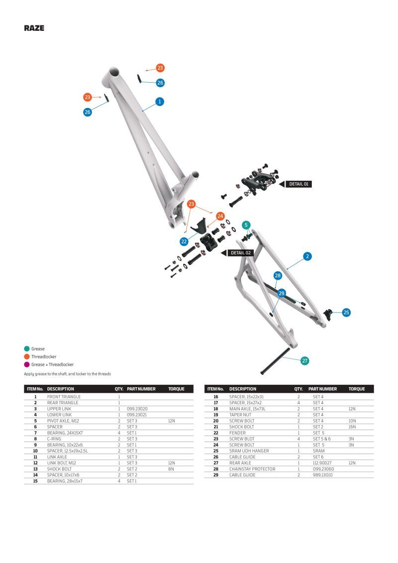 ROWER MONDRAKER RAZE R