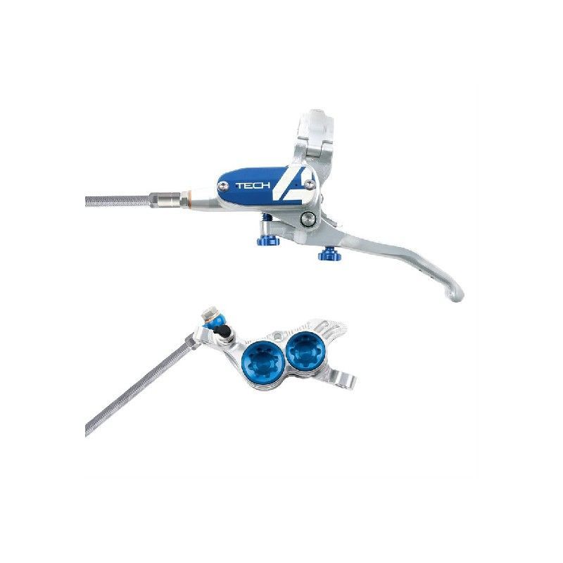 HOPE TECH4 V4 SILVER HAMULEC TYLNY