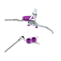 HAMULEC PRZEDNI HOPE TECH4 V4 SREBRNY