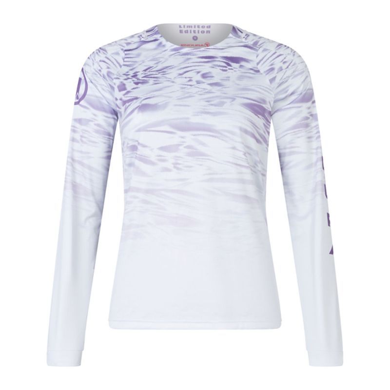 DAMSKA KOSZULKA ENDURA JERSEY MARBLE WOMEN'S LTD Z NADRUKIEM L/S