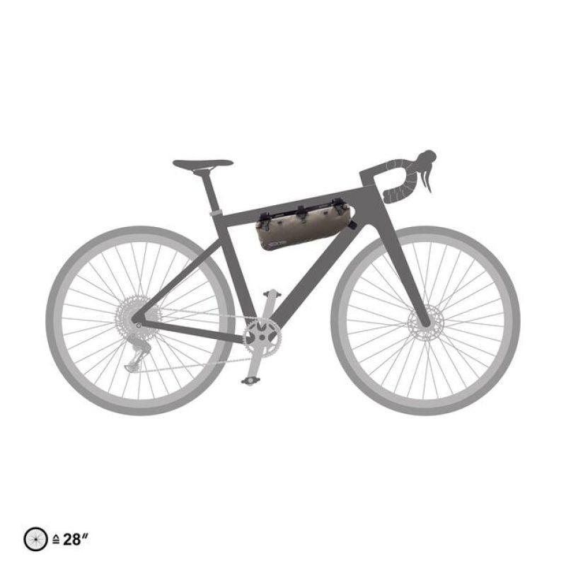 BORSA DA TELAIO ORTLIEB FRAME PACK RC TOPTUBE 3 LITRI F9948 DARK SAND