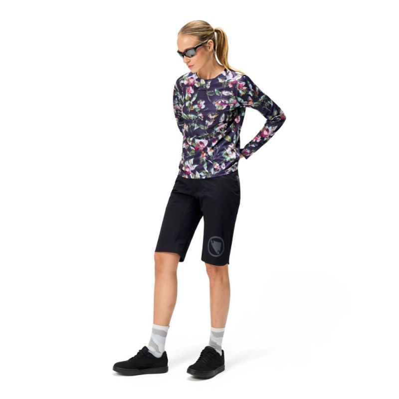 MAGLIA ENDURA DONNA FLORAL WOMEN'S LTD PRINTED LS TEE