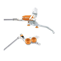 HAMULEC PRZEDNI HOPE TECH4 V4 SREBRNY