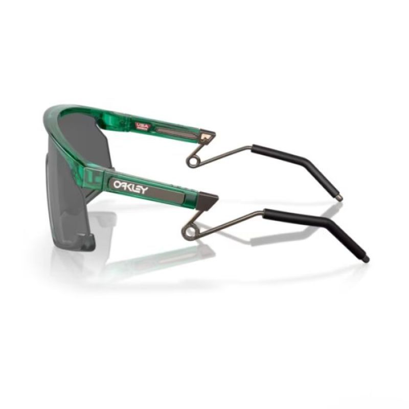 OKULARY OAKLEY BXTR ZIELONE PRZEŹROCZYSTE PRIZM CZARNE OO9237-0539