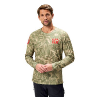 Koszulka z nadrukiem ENDURA GRID FLORAL LTD z długim rękawem