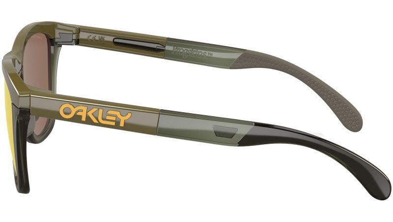 OKULARY OAKLEY FROGSKINS RANGE BRĄZOWE CZARNE PRIZM 24 POLARYZACYJNE OO9284-0855