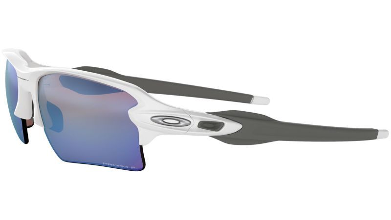OKULARY OAKLEY FLAK 2.0 XL PRIZM DEEP WATER POLARYZOWANE POL WHITE OO9188-8259