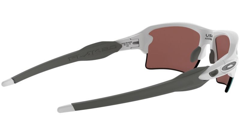 OKULARY OAKLEY FLAK 2.0 XL PRIZM DEEP WATER POLARYZOWANE POL WHITE OO9188-8259