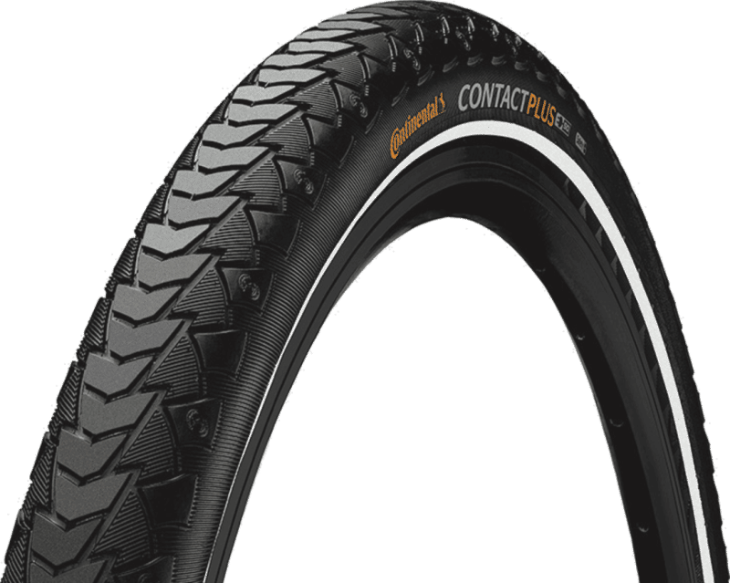 COPERTONE CONTINENTAL CONTACT PLUS 24X1.75 BLACK BLACK REFLEX WIRE SKIN