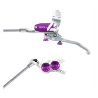 HAMULEC PRZEDNI HOPE TECH4 E4 SREBRNY