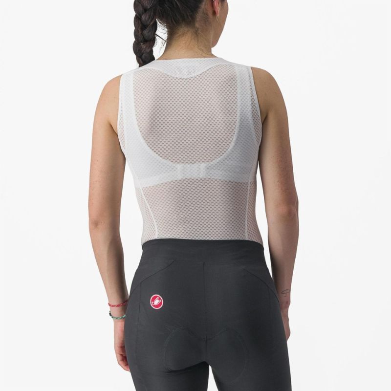 CASTELLI WOMEN'S PRO NUMER 2 BIELIZNA BEZ RĘKAWÓW