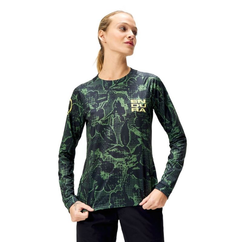 MAGLIA ENDURA DONNA FLORAL WOMEN'S LTD PRINTED LS TEE